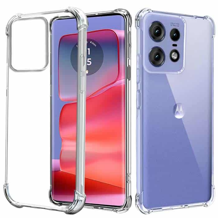 For Moto Edge 50 Pro & Edge 50 Fusion SupRShield Case Clear Heavy Duty Shockproof Tough Gel Clear Air Cushion Cover For Moto Edge 50 Pro & Edge 50 Fusion SupRShield Case Clear Heavy Duty Shockproof Tough Gel Clear Air Cushion Cover